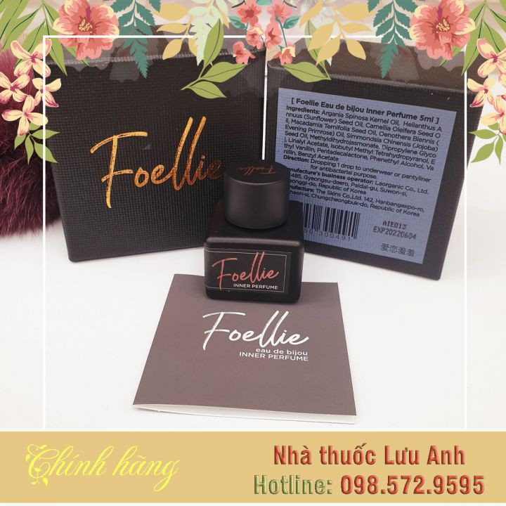 Foellie - Nước hoa vùng kín Foellie Chính hãng LA PHARMA - đa dạng mùi