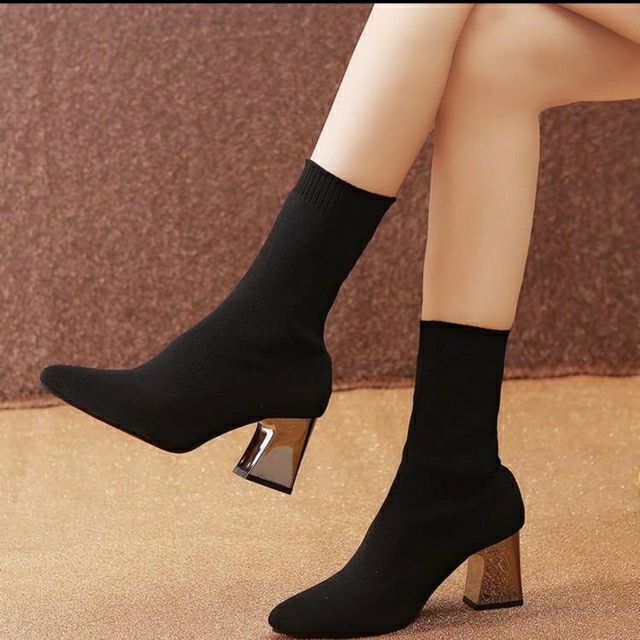 Boot len cổ chun gót gương sang chảnh 2k19 | BigBuy360 - bigbuy360.vn