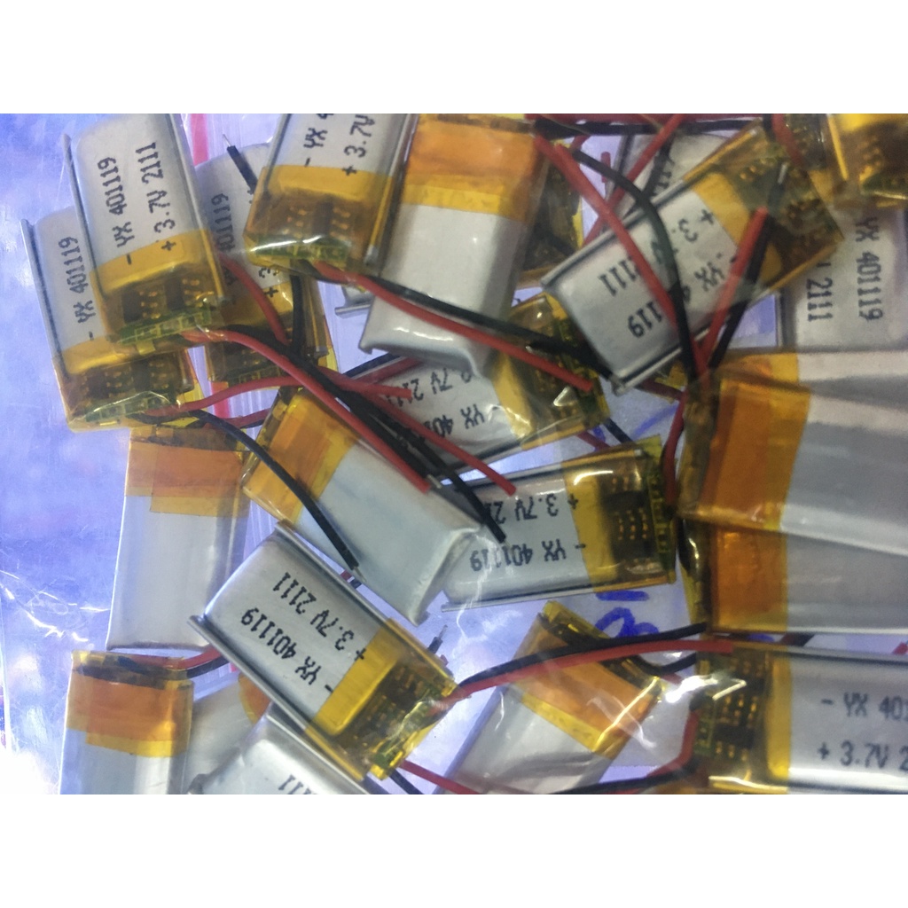 Pin Sạc Li-Po Lithium Polymer 3.7V 401019 50mAh cho tai nghe Bluetooth