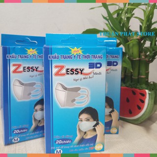 Khẩu trang 3d ZESSY - Khẩu trang y tế giấy lọc kháng khuẩn thời trang dành cho trẻ em và người lớn