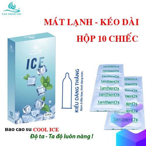 Bao Cao Su Mát Lạnh Hương Bạc Hà Cool Love (Hộp 10 cái)