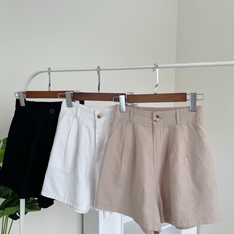 Hình shop chụp - Short lưng thun phía sau dễ mặc ko kén dáng dễ phối đồ