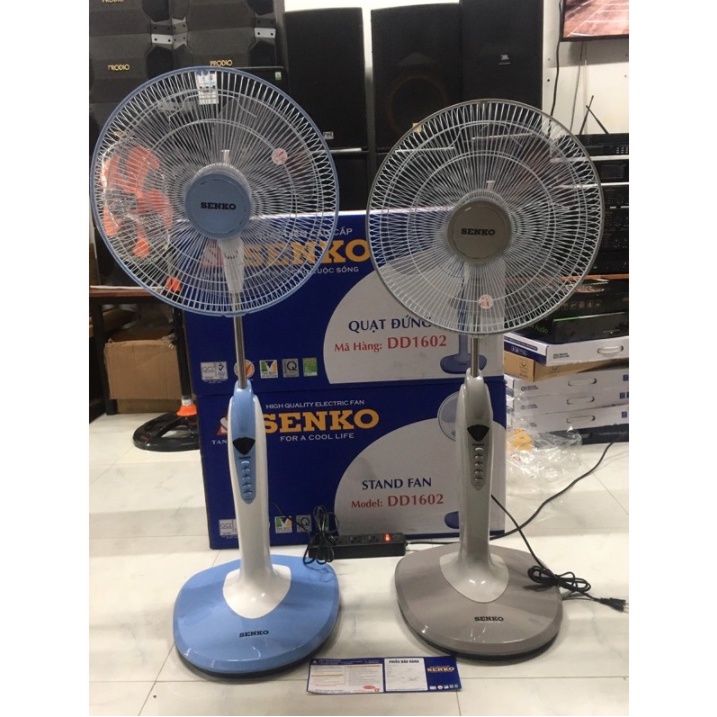 Quạt đứng Senko DD1602 công suất 47W, kết hợp đèn ngủ - Hàng chính hãng - Bảo hành 2 năm