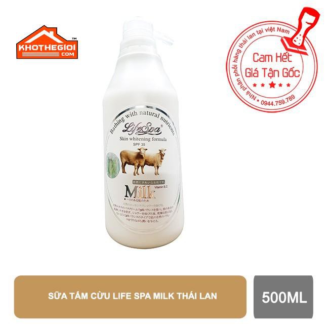 Sữa tắm Life Spa Milk thái lan 500ml