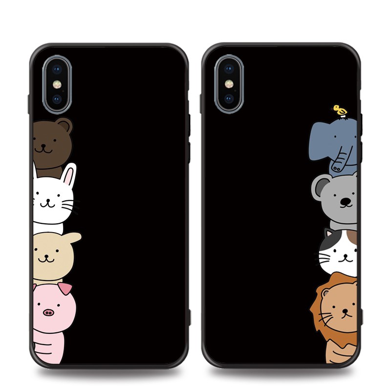 Ốp Điện Thoại Silicon Mềm Chống Sốc In Họa Tiết Hoạt Hình Cho iphone 12 13 mini 14 pro max 11 pro xs max 8 7 6s plus x se2