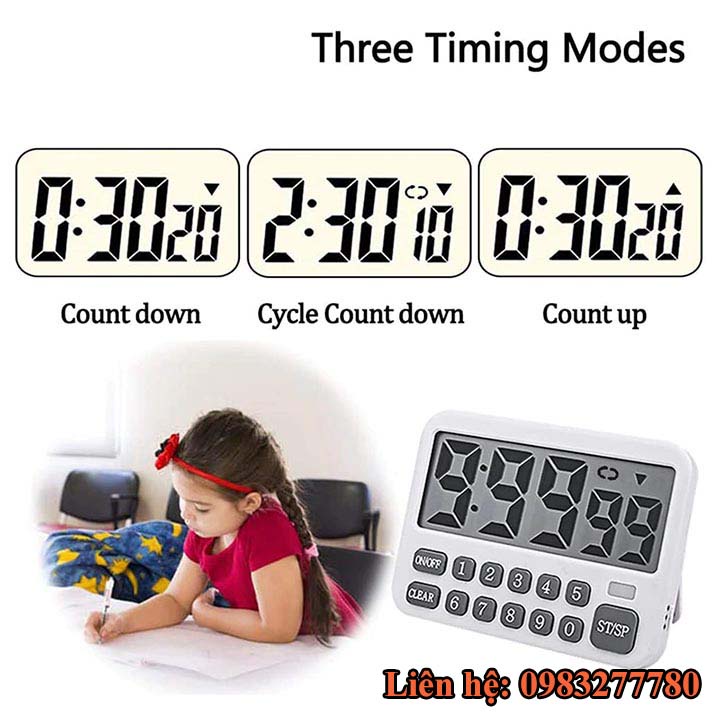 Đồng Hồ Bấm Giờ Đếm Ngược Điện Tử YS-316 cao cấp