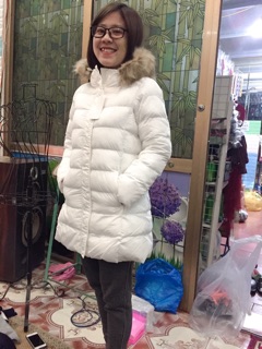 Áo phao Uniqlo kid (dáng dài)