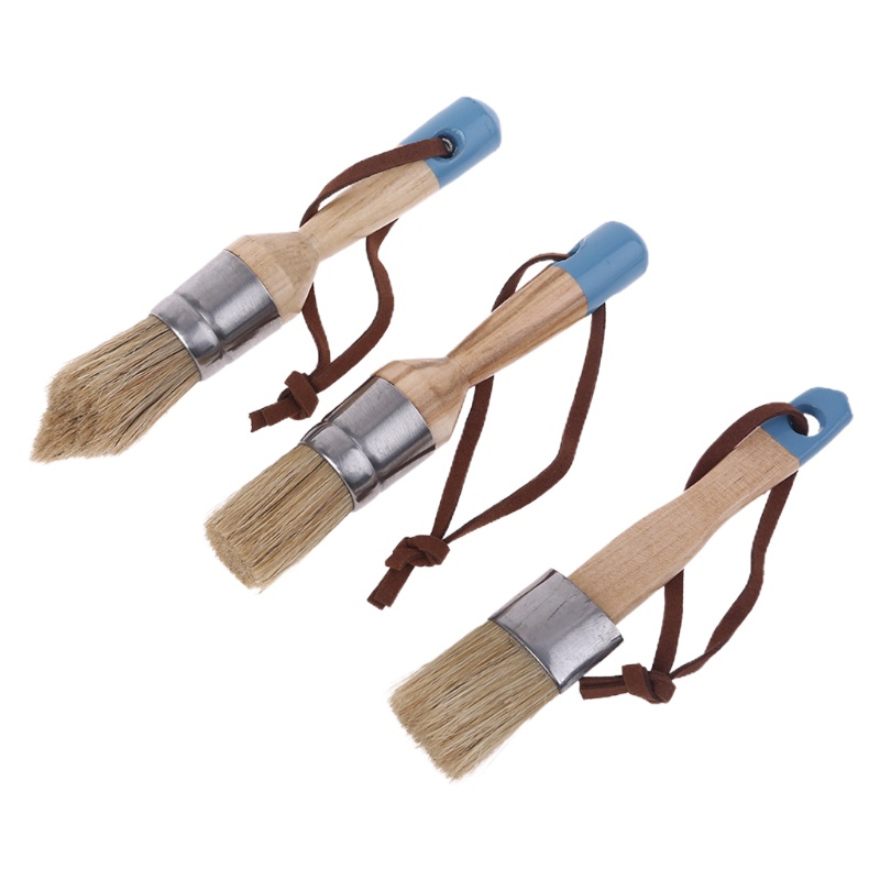 Bộ 4 Cây Cọ Vẽ Tranh Bằng Lông Tự Nhiên Dùng Trang Trí Nhà Cửa