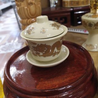 Chum trà sứ bát tràng