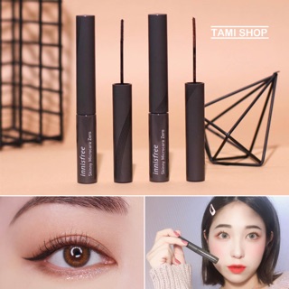 Mascara siêu mảnh chống nước innisfree skinny microcara zero