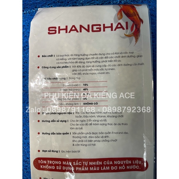 THỨC ĂN SHANGHAI KOI 1KG