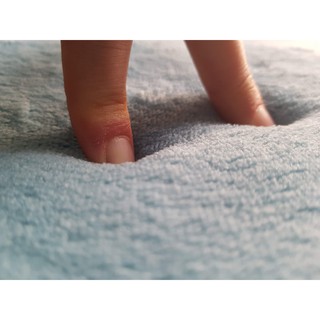 Thảm chùi chân memory foam xanh dương
