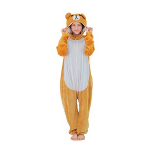 [CÓ SẴN_HÀNG LOẠI 1] Bộ Đồ Liền Thân Hình Thú Gấu Brown - Bộ Đồ Thú / Bộ Đồ Ngủ Gấu Brown Người Lớn Trẻ Em