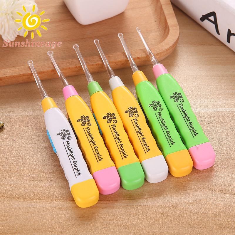 [Hàng mới về] Dụng cụ lấy ráy tai đa năng có đèn quat sát an toàn cho trẻ em