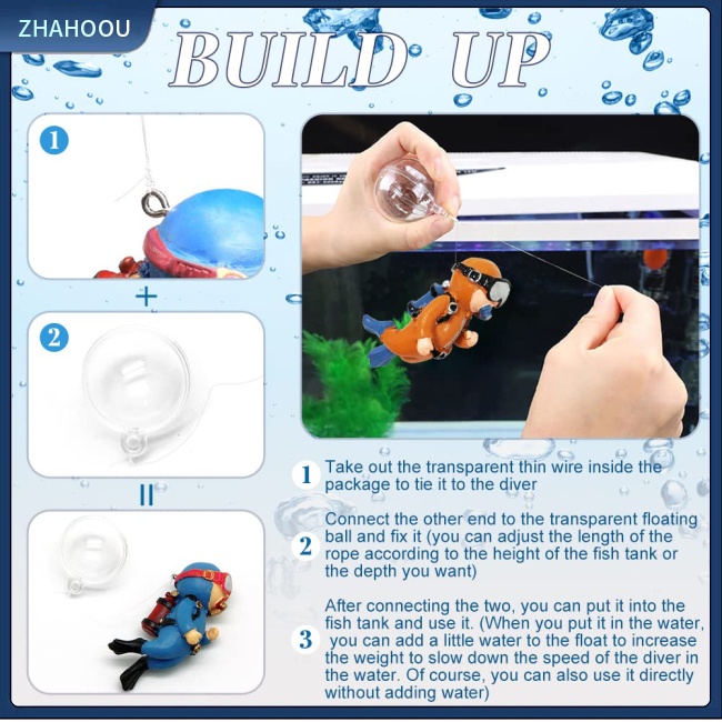 ☃Nhà☃ Thế Giới Nổi Trang Trí Bể Cá