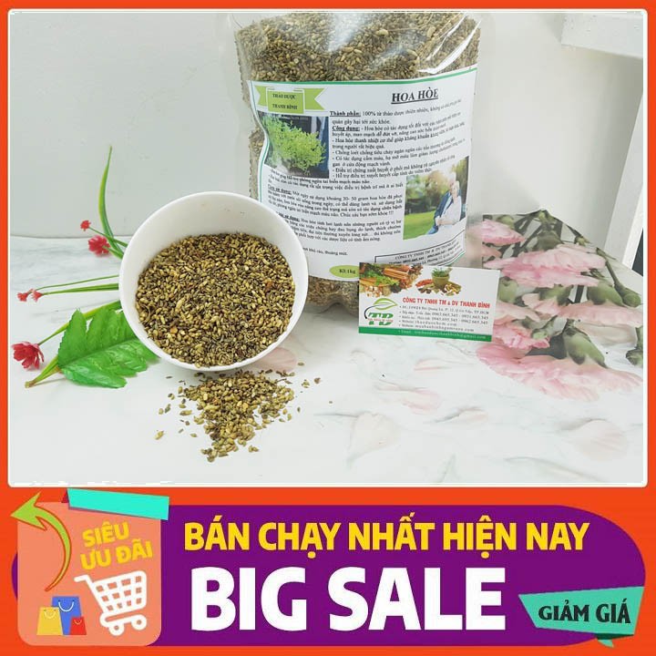 Trà Hoa Hòe sấy khô 1kg - Loại 1 hàng công ty uy tín