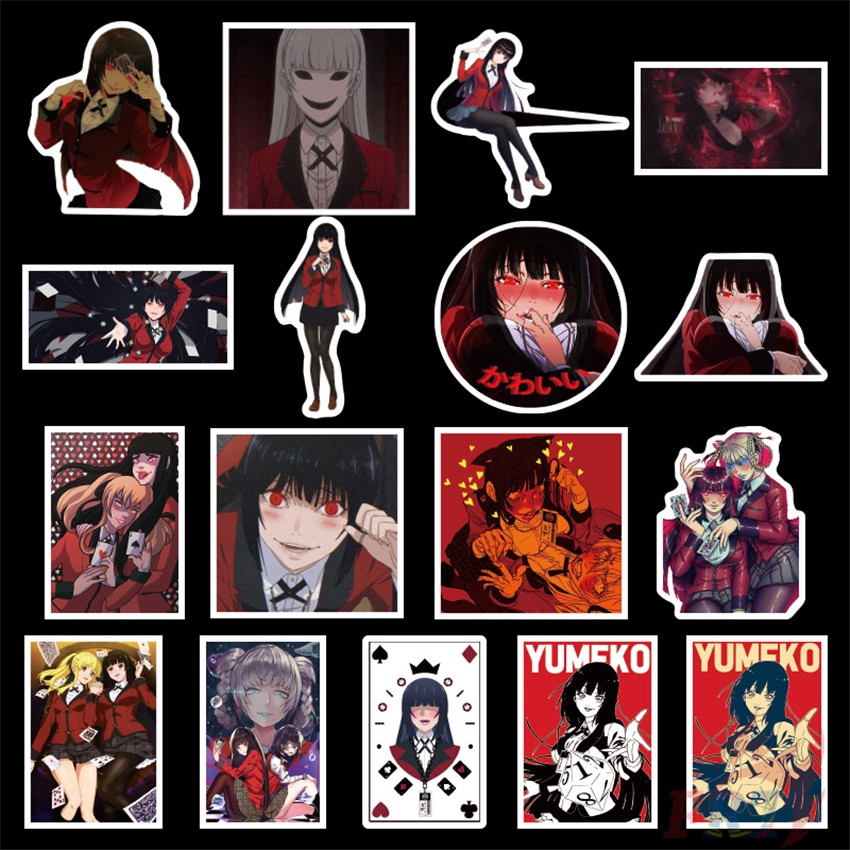 ❉ Kakegurui - Series 02 Anime Stickers ❉ 50Pcs/Set Jabami Yumeko DIY Fashion Doodle Decals Stickers