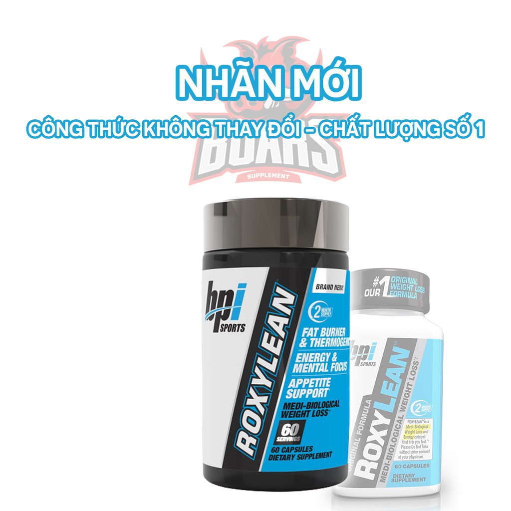 ROXY LEAN - HỖ TRỢ GIẢM CÂN, ĐỐT MỠ MẠNH MẼ (60 VIÊN)