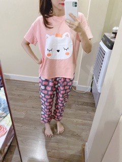 Set thú áo thun + quần thô