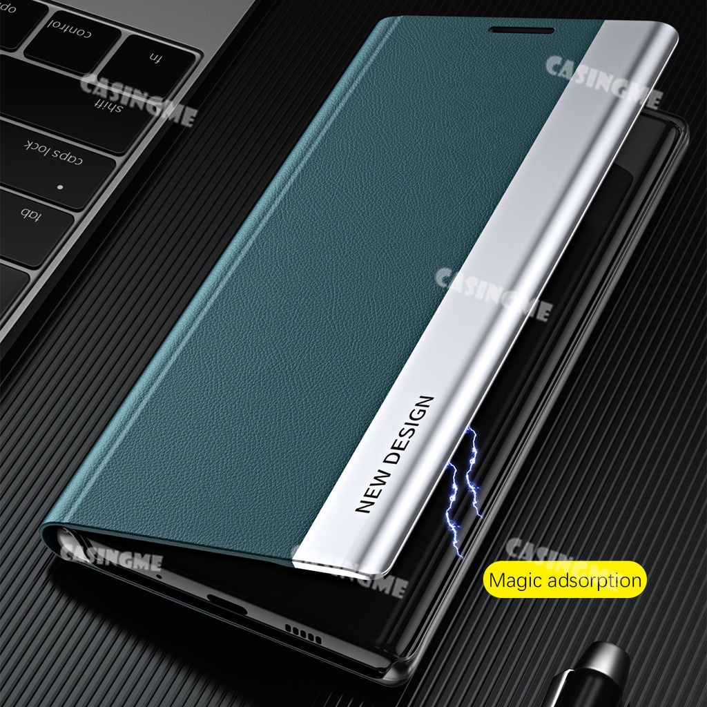 Bao Da Điện Thoại Nắp Lật Từ Tính Cho Oppo Reno 8 5G 8Pro Reno8 Pro Oppo Vỏ