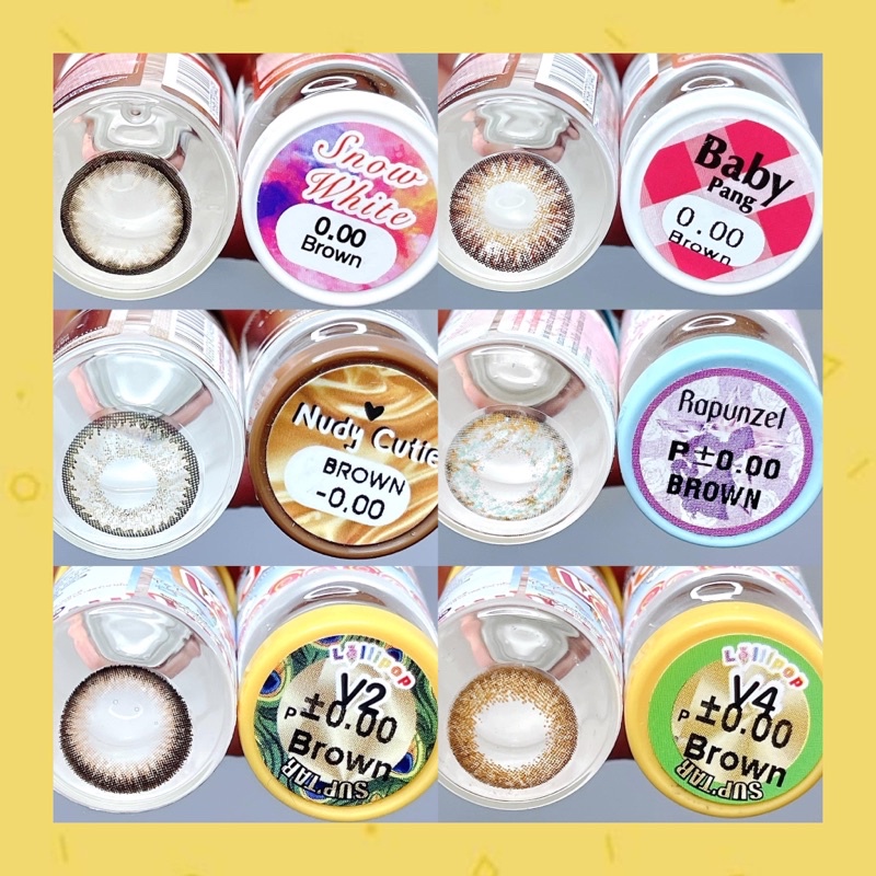 50 mẫu lens Nâu_Brown Hot size Giãn Vừa -Kính giãn tròng nâu Mới hất