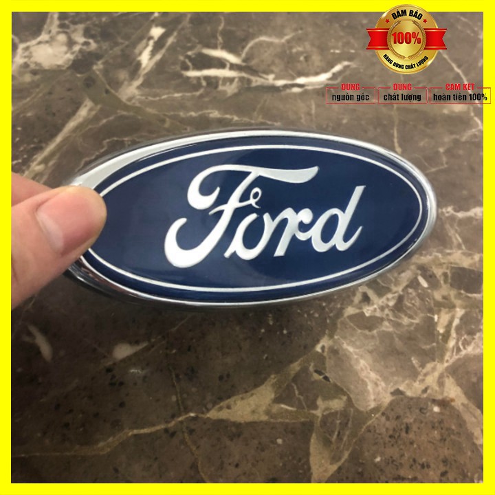 1 chiếc Logo biểu tượng trước và sau xe ô tô Ford Kích thước 14.5*6cm