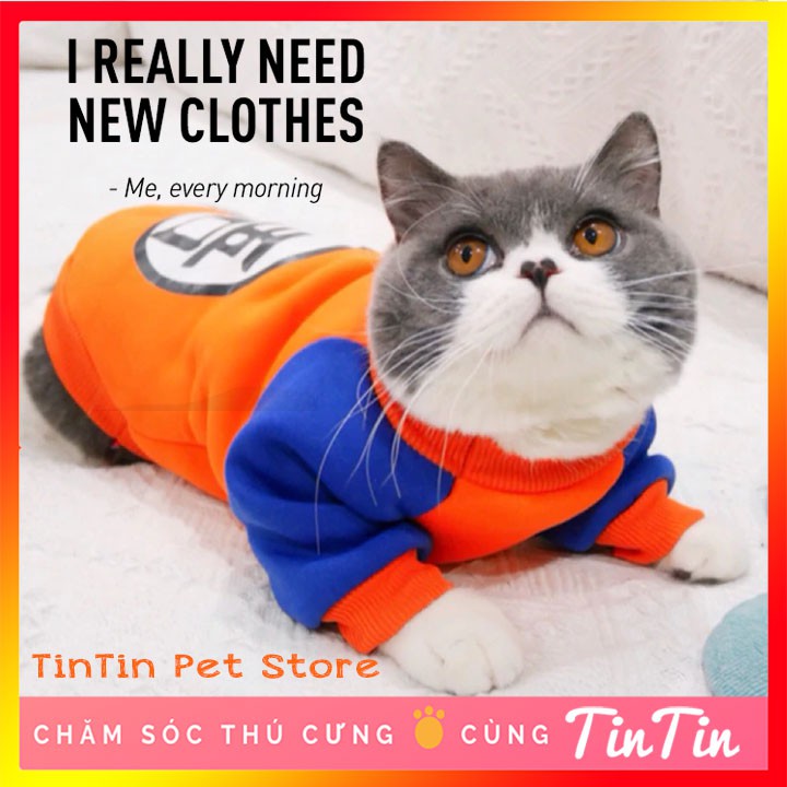 Quần Áo Mùa Thu Đông Cho Thú Cưng Chó Mèo - Chất Nỉ Hàng Đẹp Giá Rẻ