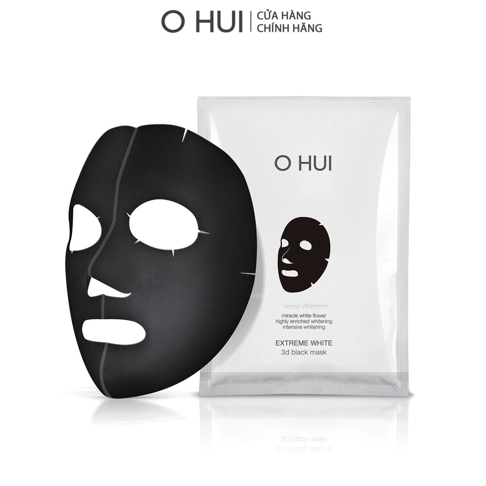 [HB Gift] Mặt nạ dưỡng trắng OHUI Extreme White 3D Black Mask Gimmick 27g