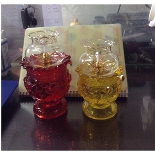 ĐÈN THẮP DẦU LƯU LY HOA SEN 039