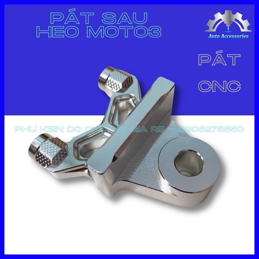 Pát Sau Exciter Ex150 Ex135 Raider Satria Sonic Winner - Pát CNC gắn đĩa Zin Heo 2 piston Moto3 - CNC tỷ mỉ Sắc Xảo