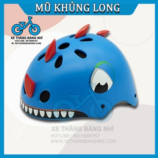 Mũ bảo hiểm khủng long cho bé từ 1 đến 5 tuổi