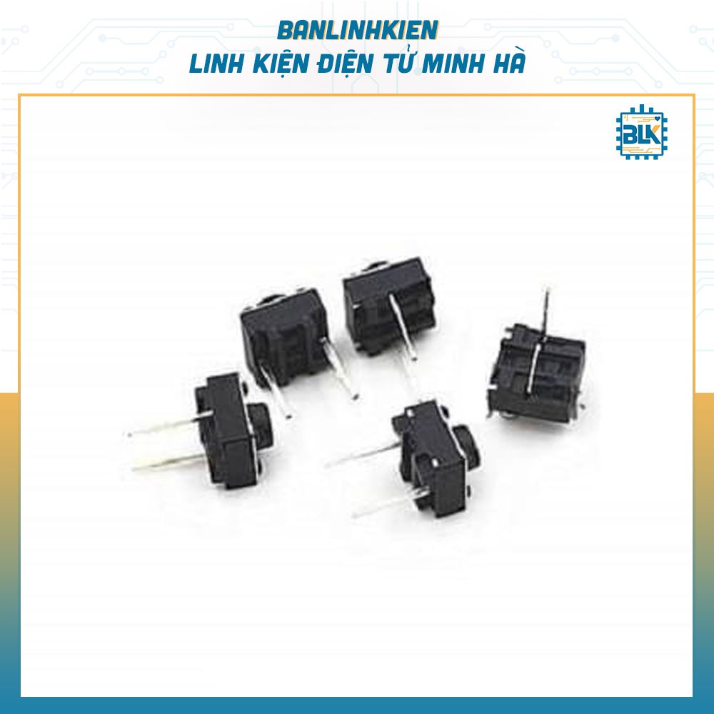 Nút Nhấn 2 Chân 6x6x5MM DIP (10 chiếc)