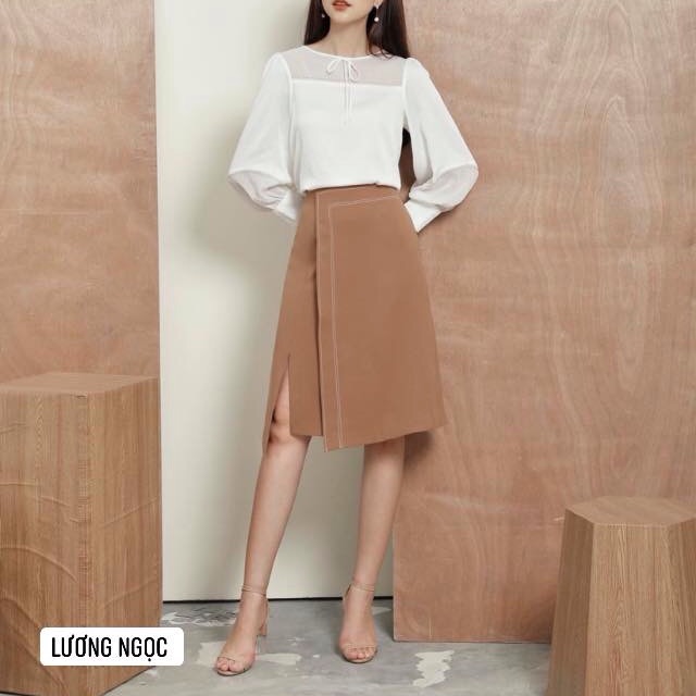 Chân váy chữ A công sở thời trang | BigBuy360 - bigbuy360.vn