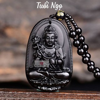 Dây chuyền nam mặt Phật Đại Thế chí Bồ tát Độ Mệnh Tuổi Ngọ-DC9