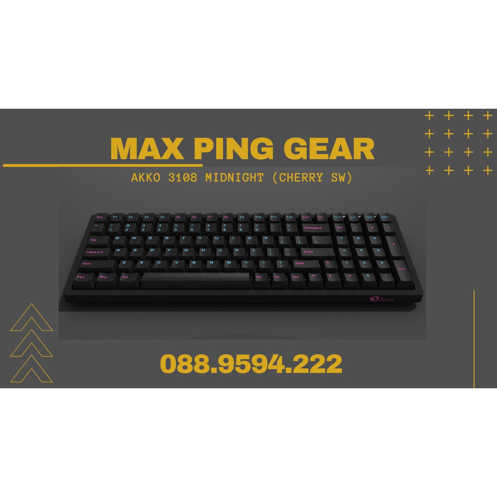Bàn phím - Keyboard Akko 3096 Midnight - Cherry Switch