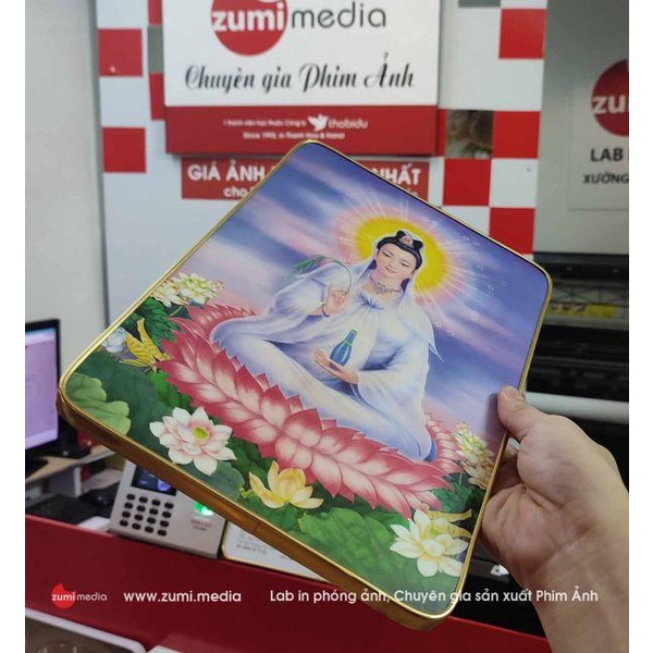 Ảnh quan âm bồ tát, tráng gương cao cấp