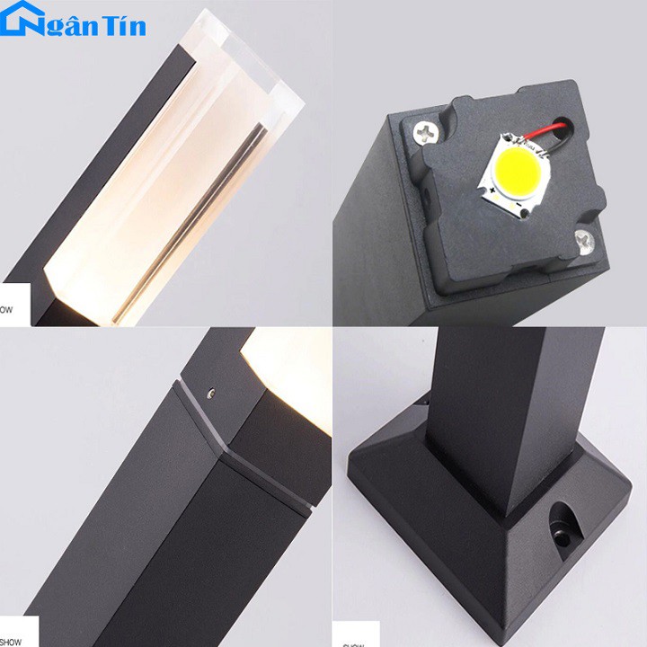 Đèn Led trụ sân vườn trang trí chiếu sáng ngoài trời Led 5W 220V SVNT06 Ngân Tin