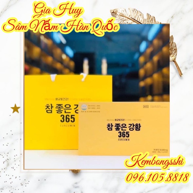 [GIÁ SỈ] Nghệ Nano 365 Hàn Quốc, Hộp 96 ống