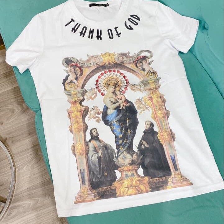 Áo Thun Unisex, Áo Phông Nam Nữ Hình 3D Đức Mẹ Chất Liệu Thun Cotton Thoáng Mát - AC99 - Shopmens | BigBuy360 - bigbuy360.vn