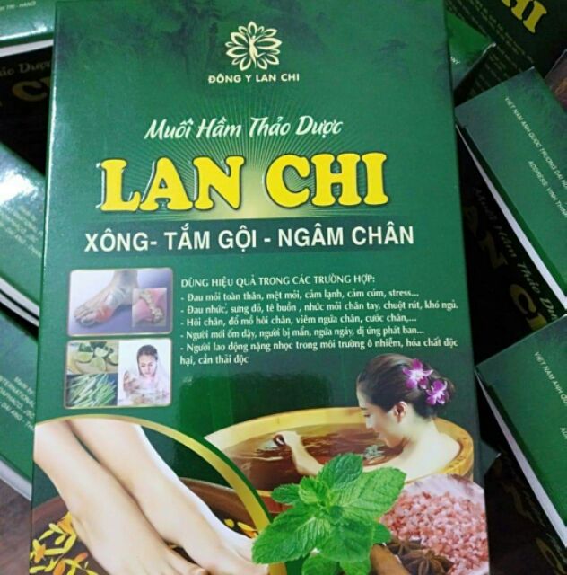 Muối thảo dược lan chi( xông tắm gội ngâm chân)