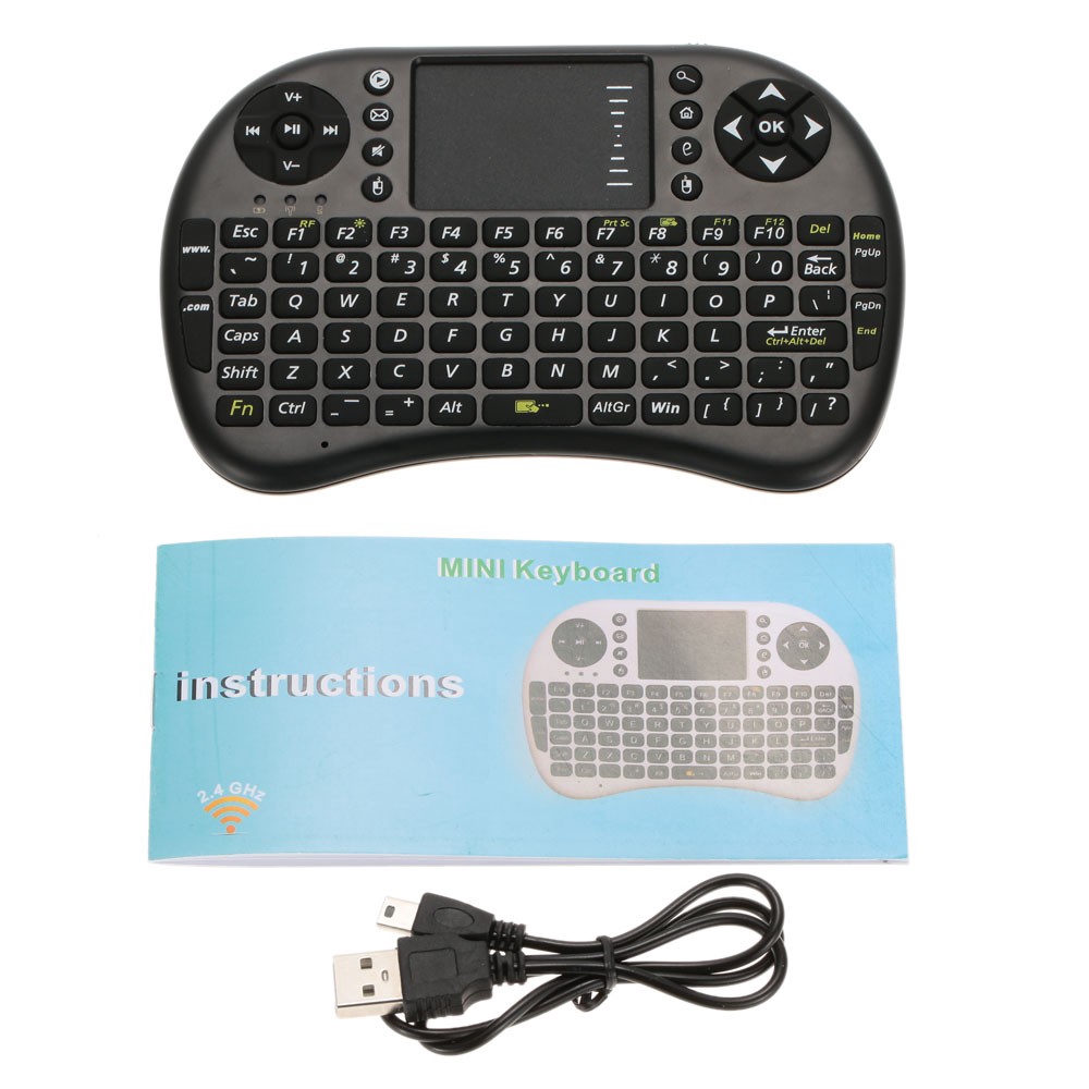 Bàn Phím Điều Khiển Từ Xa Rii 2.4GHz i8 Cho PC Android TV box Điện Thoại