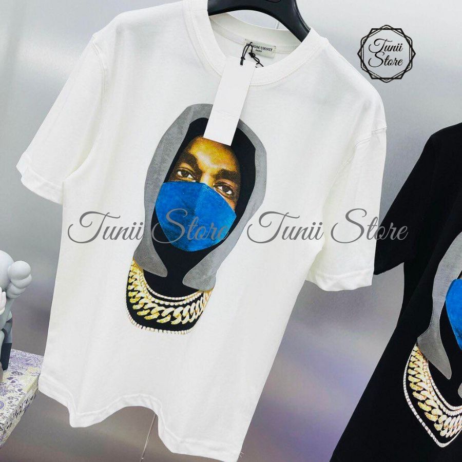 TNI128402 Áo Thun Cộc Nam Nữ Mặt Ih Nom Uh Nit Phong Cách Đường Phố - Áo Đôi Nam Nữ - Tunii Store