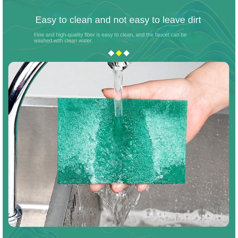 Set 10 Miếng Vải Lau Chén Đĩa Nhiều Màu Sắc Tiện Dụng