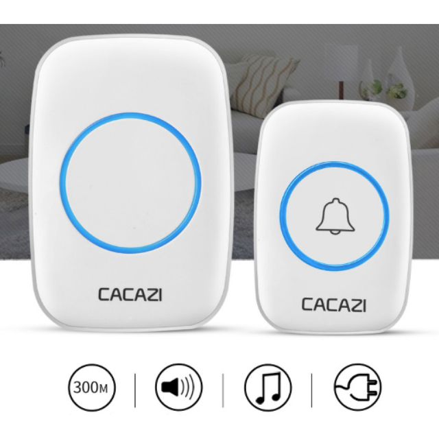 Chuông cửa không dây Cacazi A10 bảo hành 12 tháng(loại cao cấp)