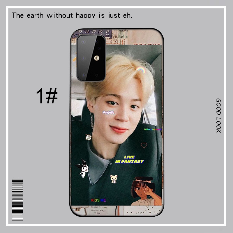 Ốp điện thoại silicone mềm hình BTS Jimin cho Samsung Galaxy A11 A12 A22 A32 M21 M30s J4 Core A82 A9 LU27