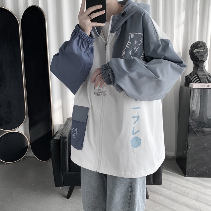 【Yuki】Áo khoác muối nữ triều trong mùa xuân và mùa thu tân sinh viên tất cả các trận đấu tương phản Áo khoác tương phản | BigBuy360 - bigbuy360.vn