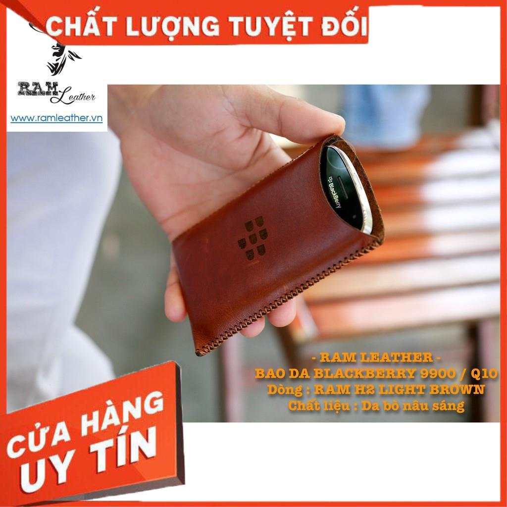 Bao da điện thoại da bò RAM H2 cho Blackberry Q10 – 9900 +