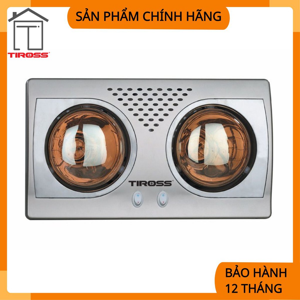 Đèn sưởi nhà tắm hai bóng tiross 550W TS9291