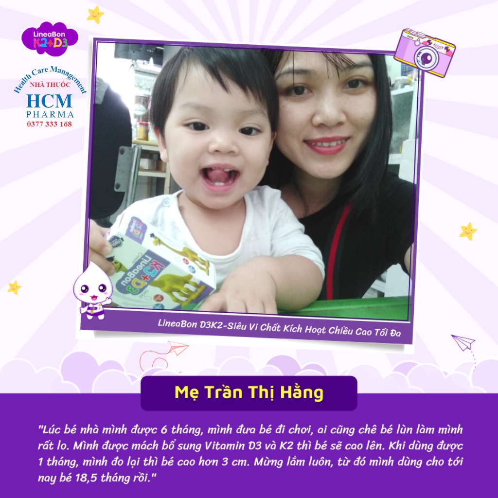 Vitamin d3 k2 mk7 Lineabon drop cho bé trẻ sơ sinh giúp tăng chiều cao ngủ ngon chai 10ml nhập khẩu châu âu HCM26
