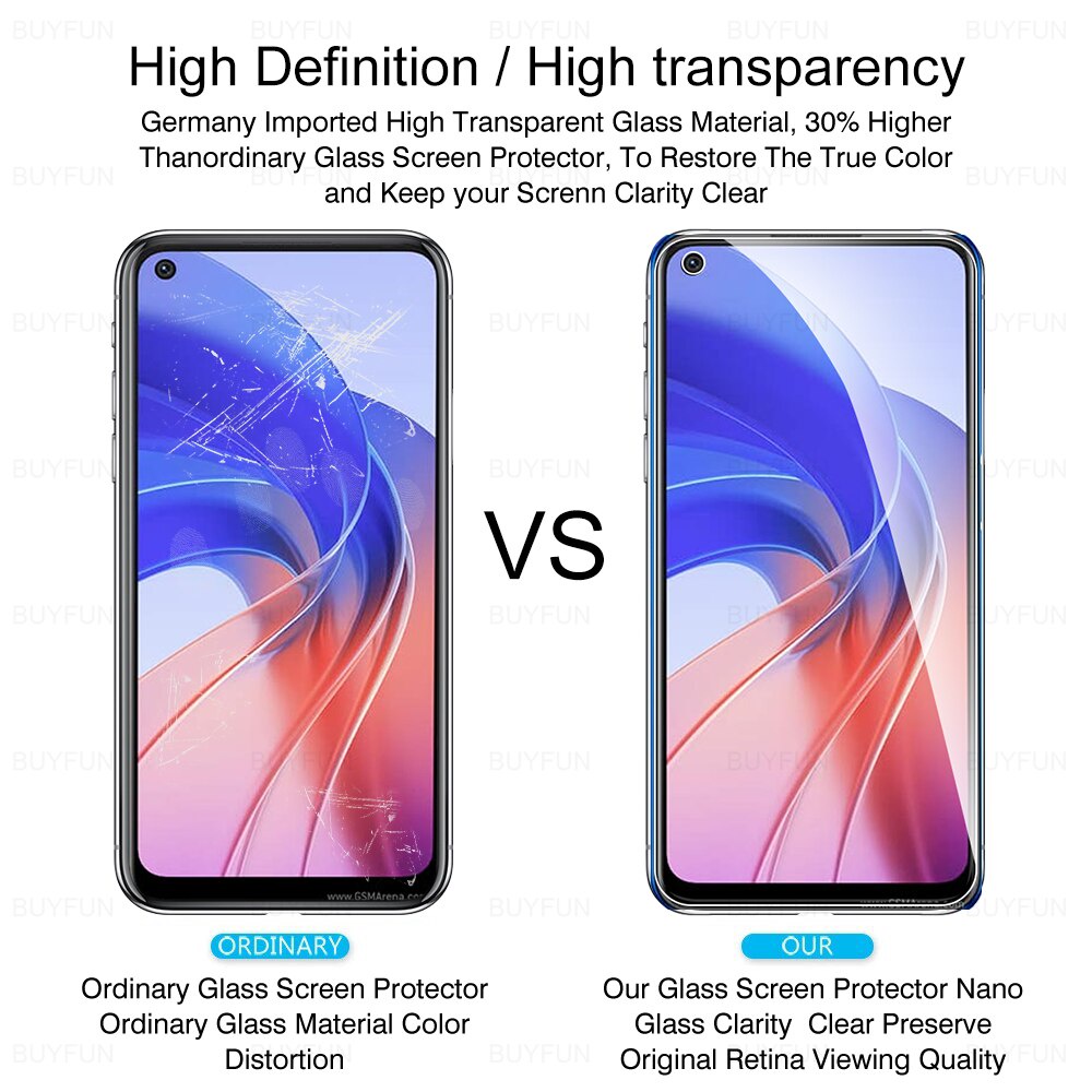 1 Kính Cường Lực Toàn Màn Hình Cho Oppo A55 4G A54 5G Oppoa55